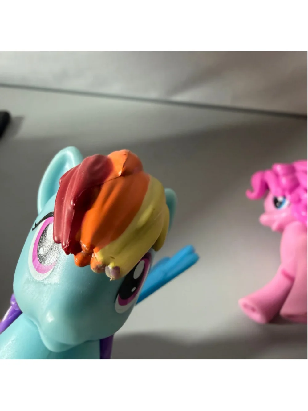 Hasbro My Little Pony Toy Figures Set Blue and Pink